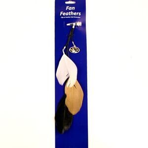 NCAA Missouri Tigers Feather Team Hair Football New Colors Dangle J Hook